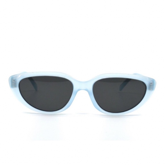 CELINE Women's Blue and Grey Sunglasses With Case - Picture 1 of 3